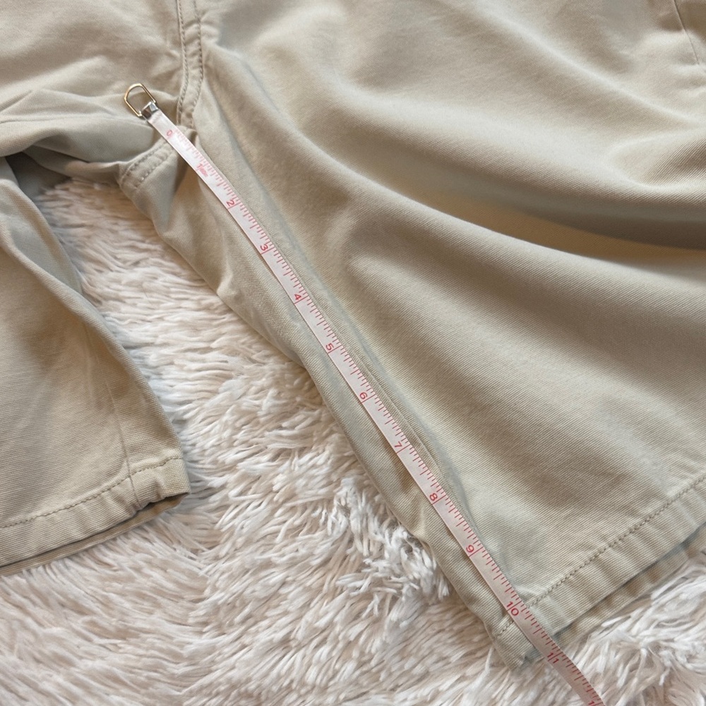 Vintage Faded Glory 100% Cotton Khaki Walking/Bermuda Shorts Button Pockets - Picture 9 of 12